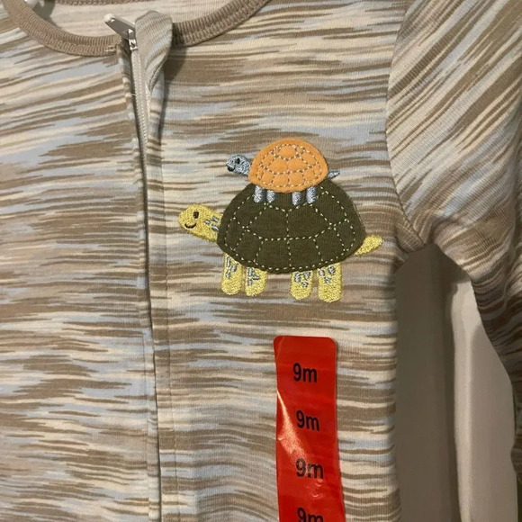 Kids Headquarters Kids' 2-pack Cotton Sleepers, Safari - Picture 4 of 10